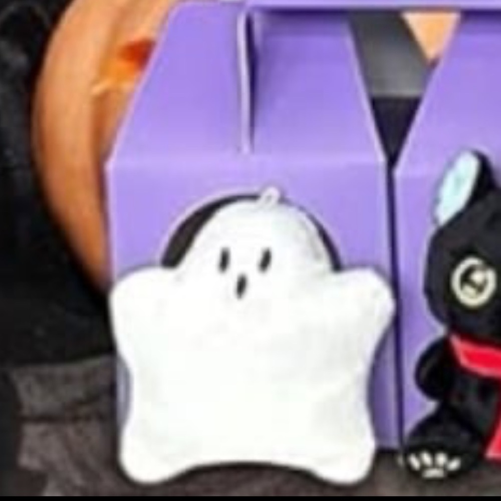 Halloween ghost themed makeup buttons cosmetic candle sticker anime plush
